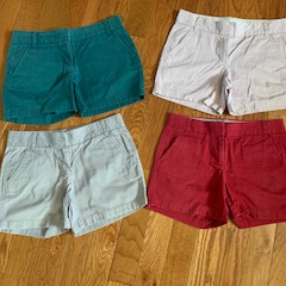 J Crew shorts, size 4 and 6 - selling individually or as a bundle